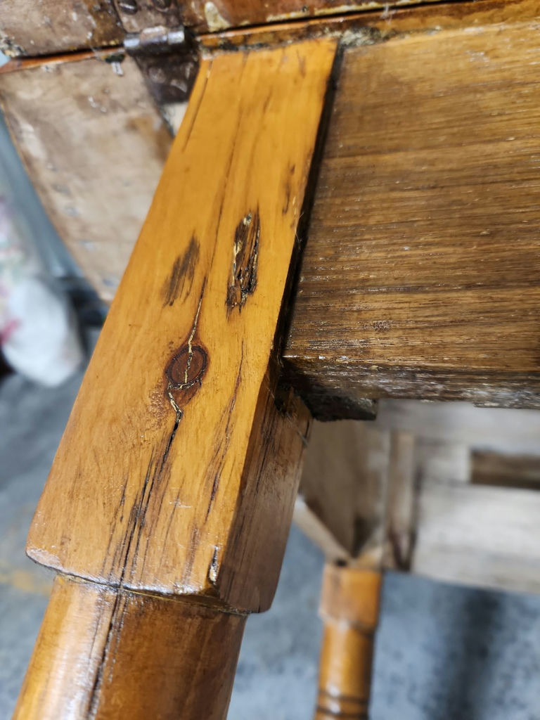 Early Pine Drop Leaf Table - image 17 of 23