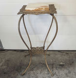 Victorian Marble & Iron Plant Stand - thumbnail 1 of 9