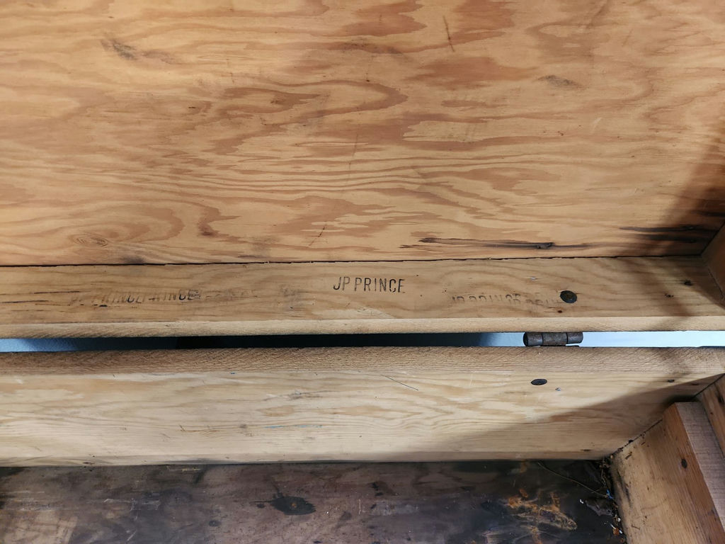 Vintage Dovetailed Wooden Military Footlocker - image 8 of 10