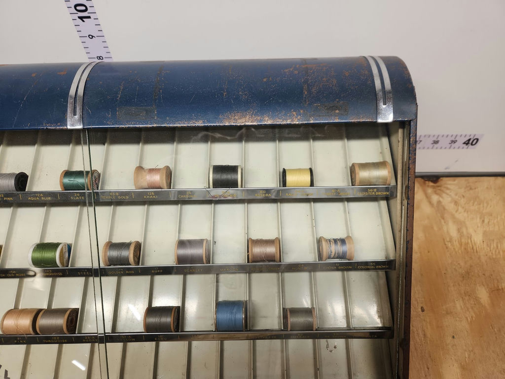 Vintage Clark's Boilfast Spool Cabinet - image 6 of 14