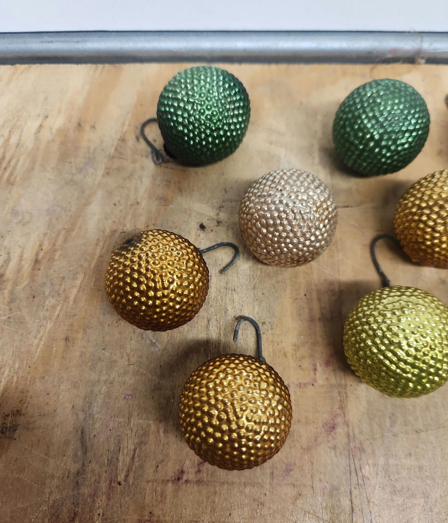 Vintage Japanese Feather Tree Glass Christmas Ornaments - image 3 of 10