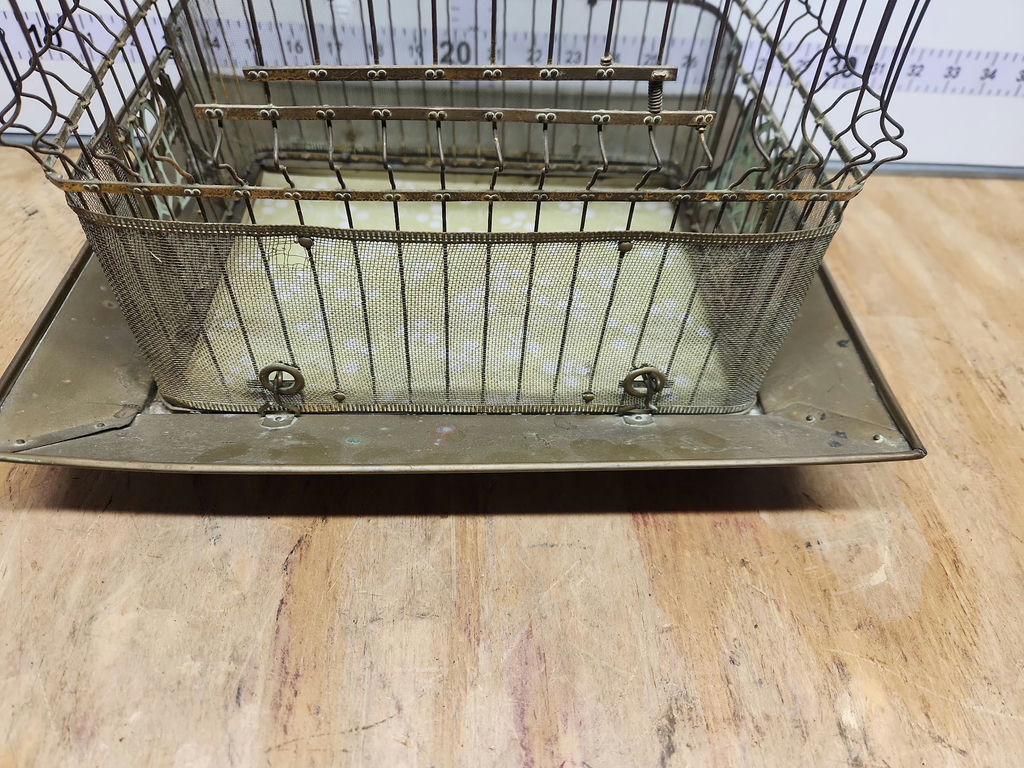Vintage Hendryx Brass Bird Cage - image 3 of 15