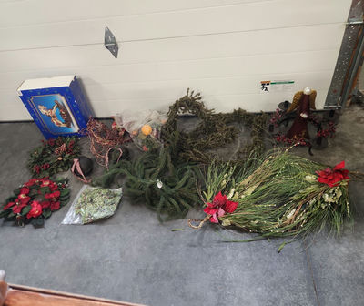 Christmas Decorations Lot - Image 1 of 11