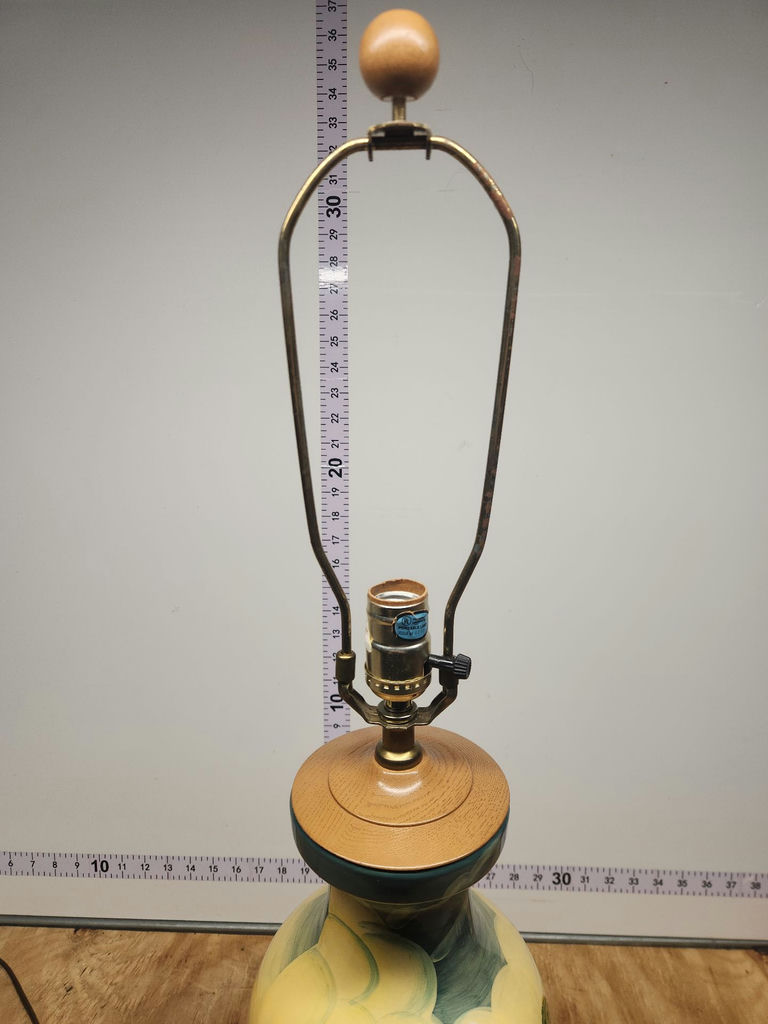 Hand Painted County Scene Lamp - image 11 of 16