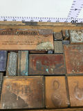 Vintage Letterpress Print Block Lot - thumbnail 9 of 14
