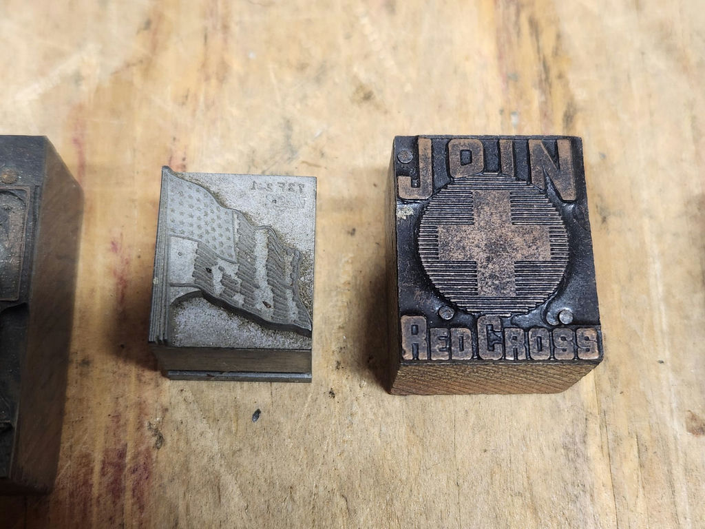 Letterpress Print Block Lot - image 12 of 15