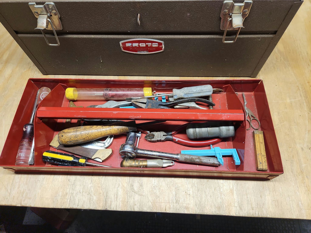 Vintage Proto Professional Toolbox & Contents - image 4 of 16