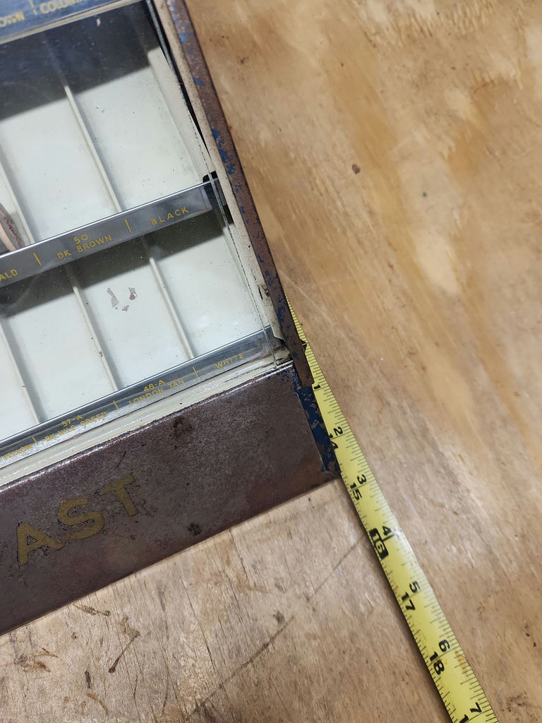 Vintage Clark's Boilfast Spool Cabinet - image 14 of 14
