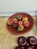 Faux Fruit Lot With Simon Pearce Bowl - thumbnail 4 of 11