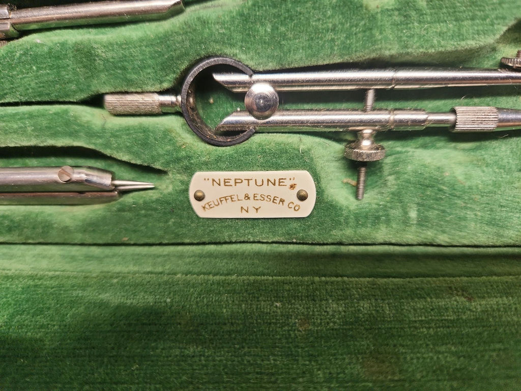 K & E Neptune Drawing Instrument Set - image 3 of 10