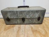 Vintage Galvanized Tackle Box - thumbnail 3 of 16
