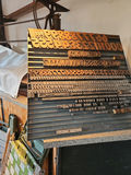Letterpress Print Blocks & Storage Rack - thumbnail 2 of 15