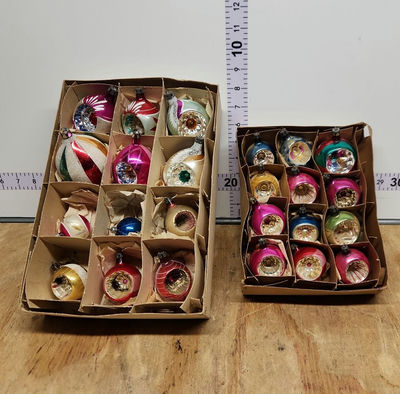 Vintage Polish Glass Christmas Ornaments Lot - Image 1 of 18