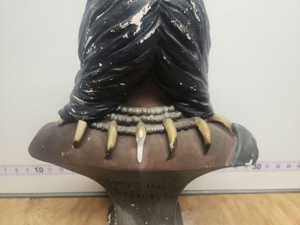 Tobacco Cigar Store Native American Bust - image 7 of 12