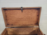 Vintage Dovetailed Wooden Military Footlocker - thumbnail 7 of 10