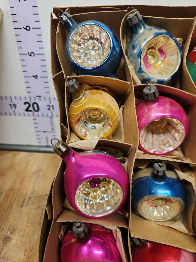 Vintage Polish Glass Christmas Ornaments Lot - image 6 of 18