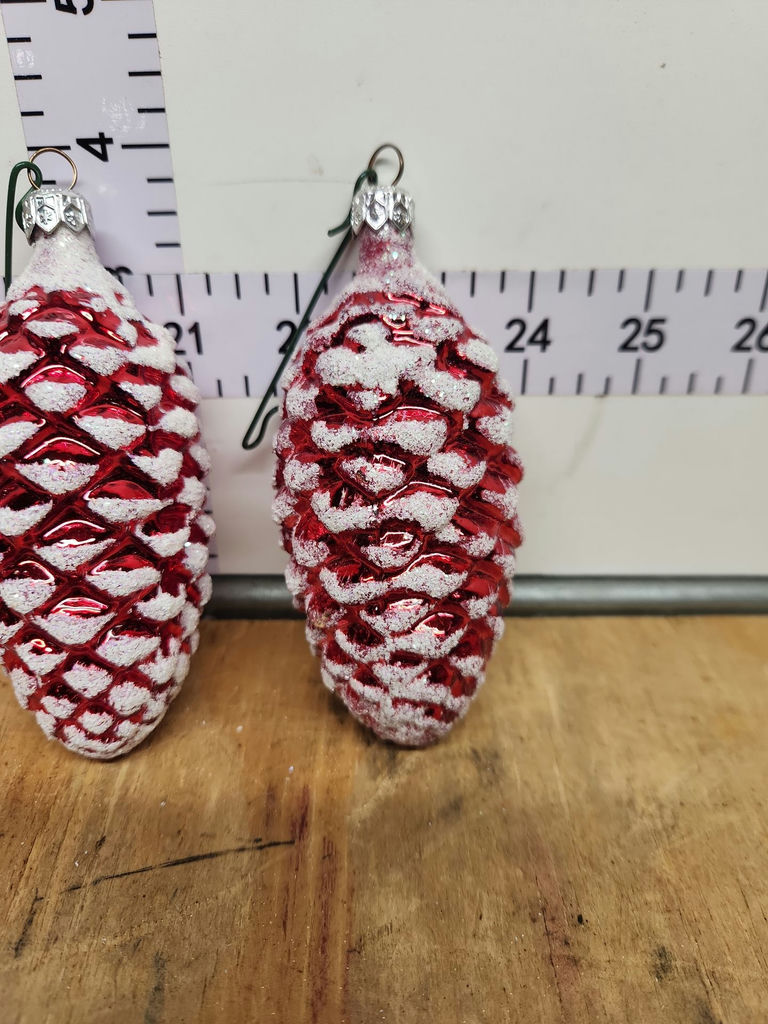 More Vintage Glass Christmas Ornaments - image 10 of 17