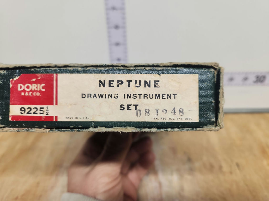 K & E Neptune Drawing Instrument Set - image 9 of 10