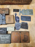 Vintage Letterpress Print Block Lot - thumbnail 3 of 14