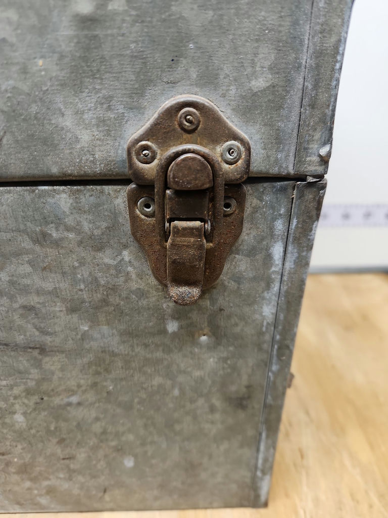 Vintage Galvanized Toolbox - image 4 of 13
