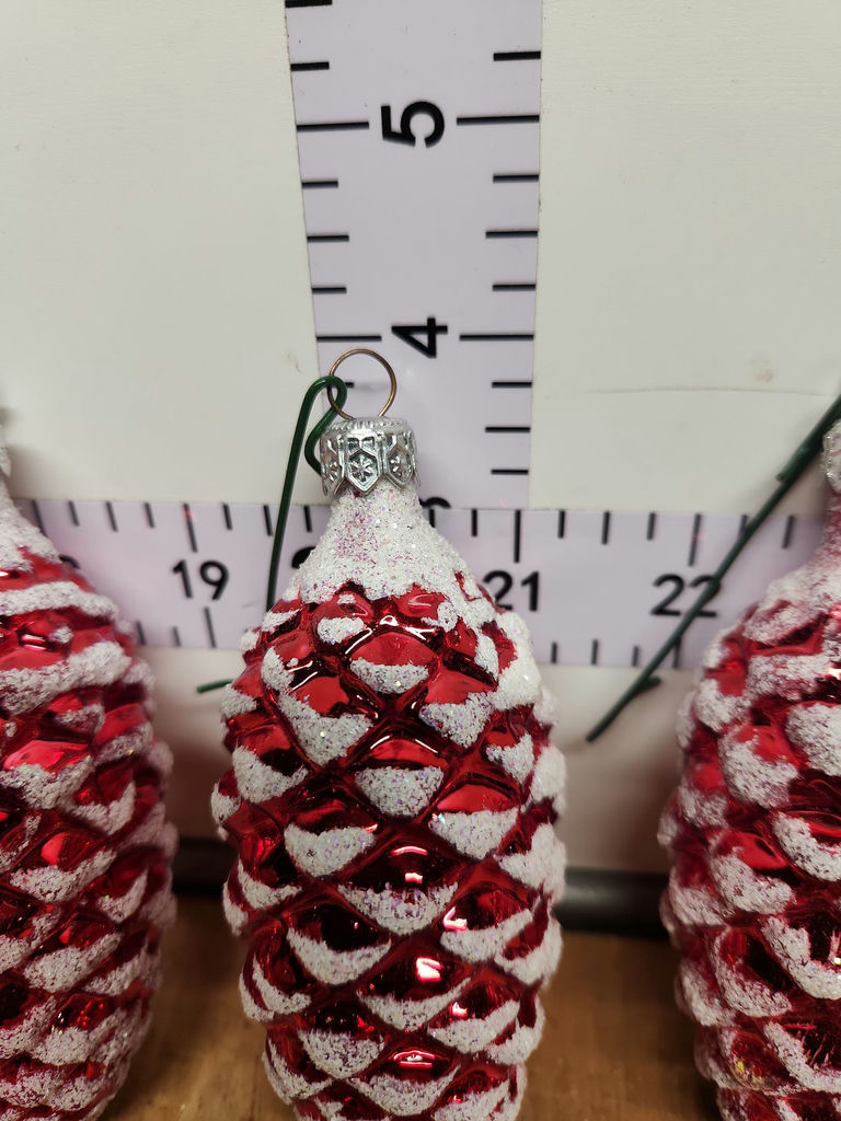 More Vintage Glass Christmas Ornaments - image 12 of 17