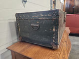 Vintage Dovetailed Wooden Military Footlocker - thumbnail 5 of 10