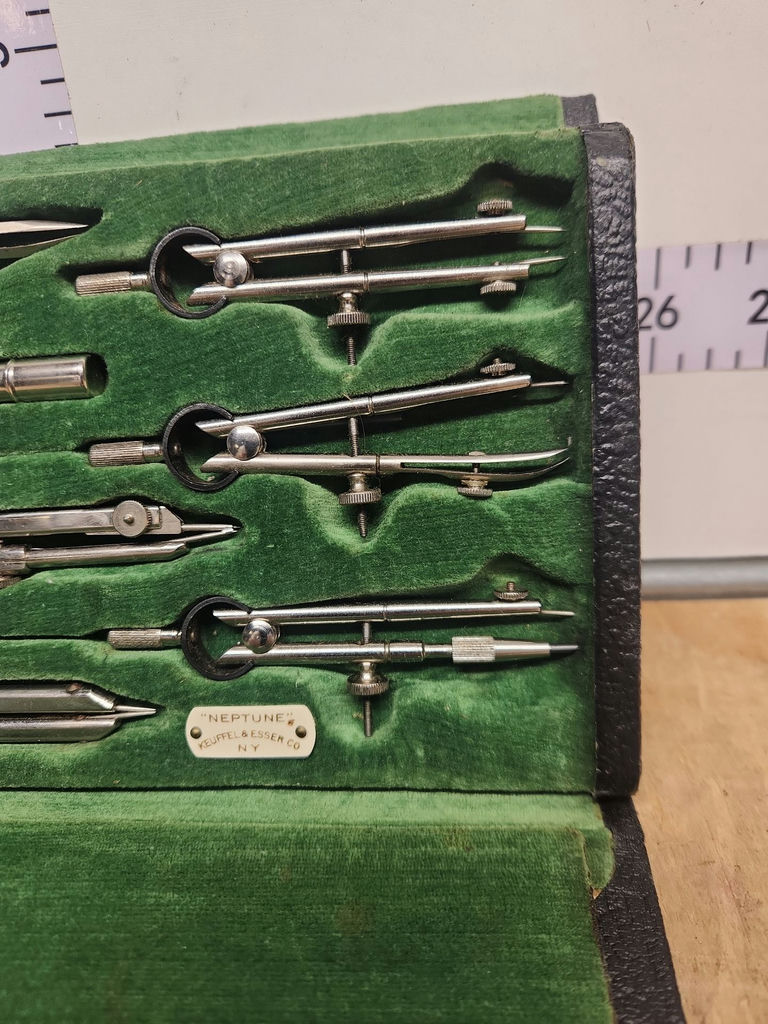 K & E Neptune Drawing Instrument Set - image 5 of 10