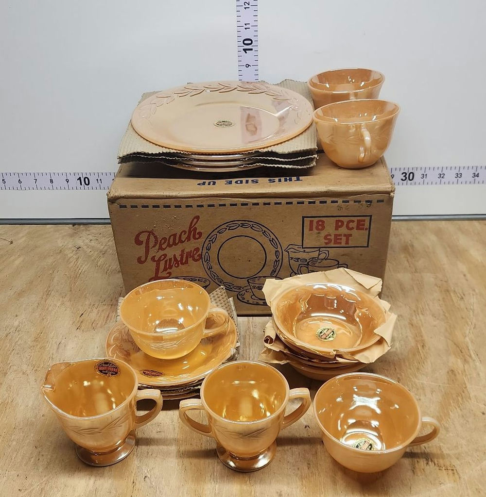 New In Box Anchor Hocking Fire King Peach Lustre - image 1 of 14