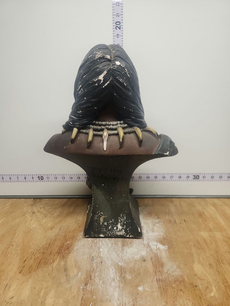 Tobacco Cigar Store Native American Bust - image 6 of 12