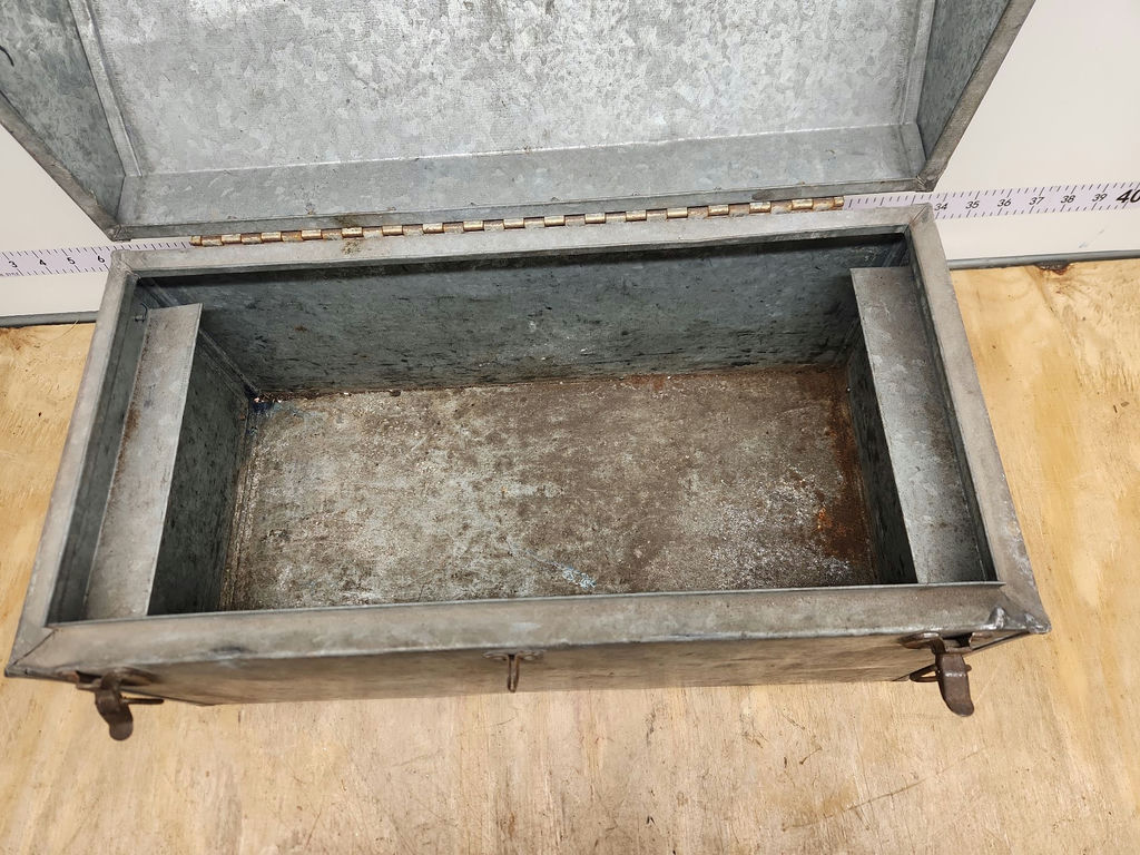 Vintage Galvanized Toolbox - image 7 of 13