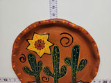 Sonja Templeton Hand Painted Redware Platter - thumbnail 2 of 9