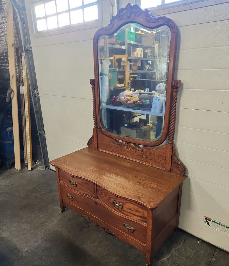 Vintage Oak Vanity - image 1 of 20