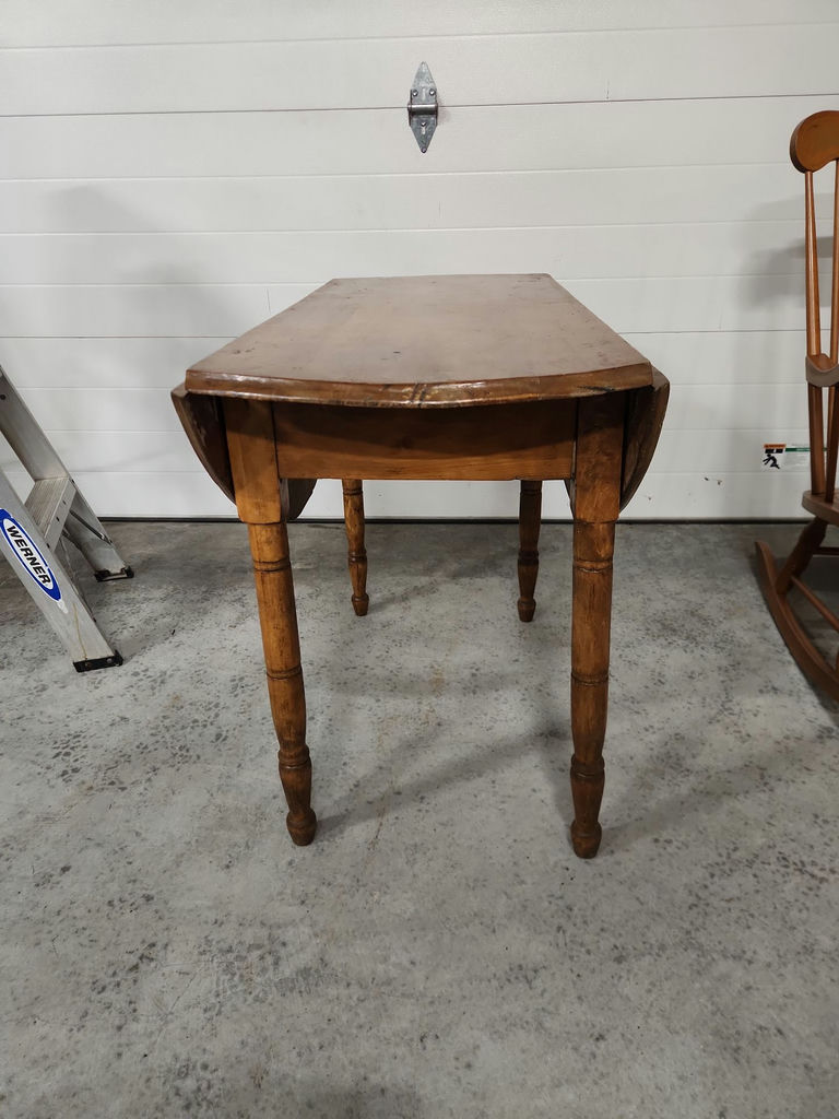 Early Pine Drop Leaf Table - image 22 of 23