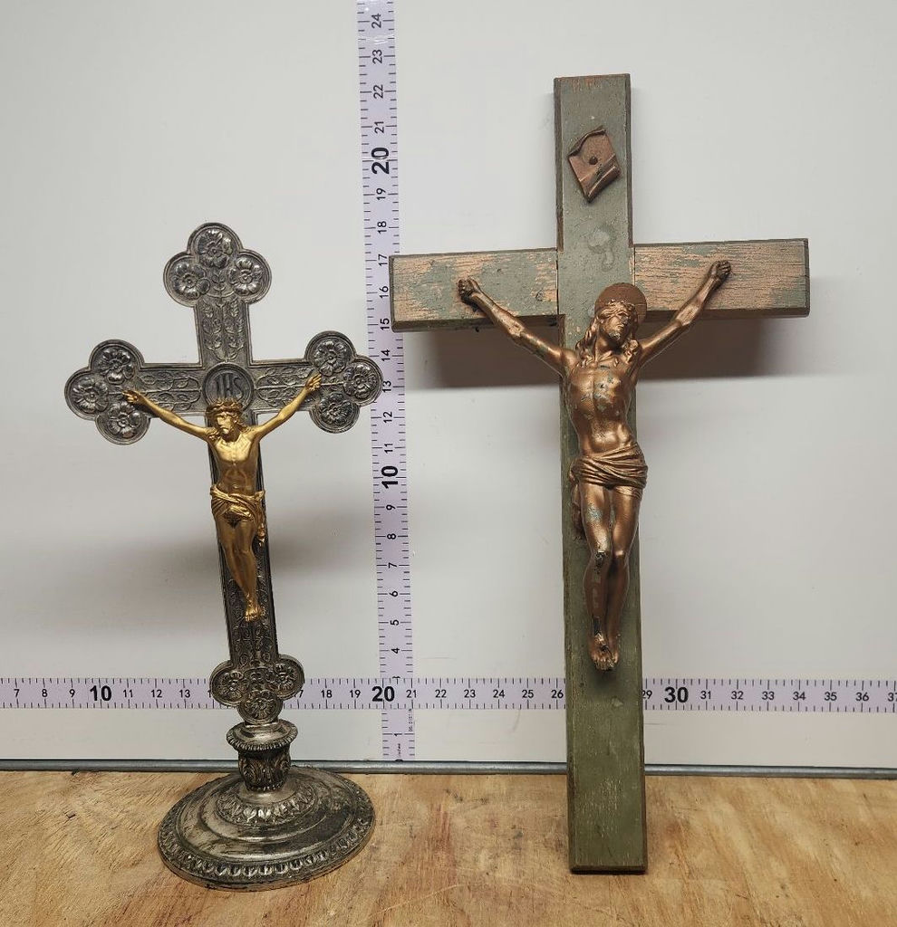 Vintage Crucifix Lot - image 1 of 17