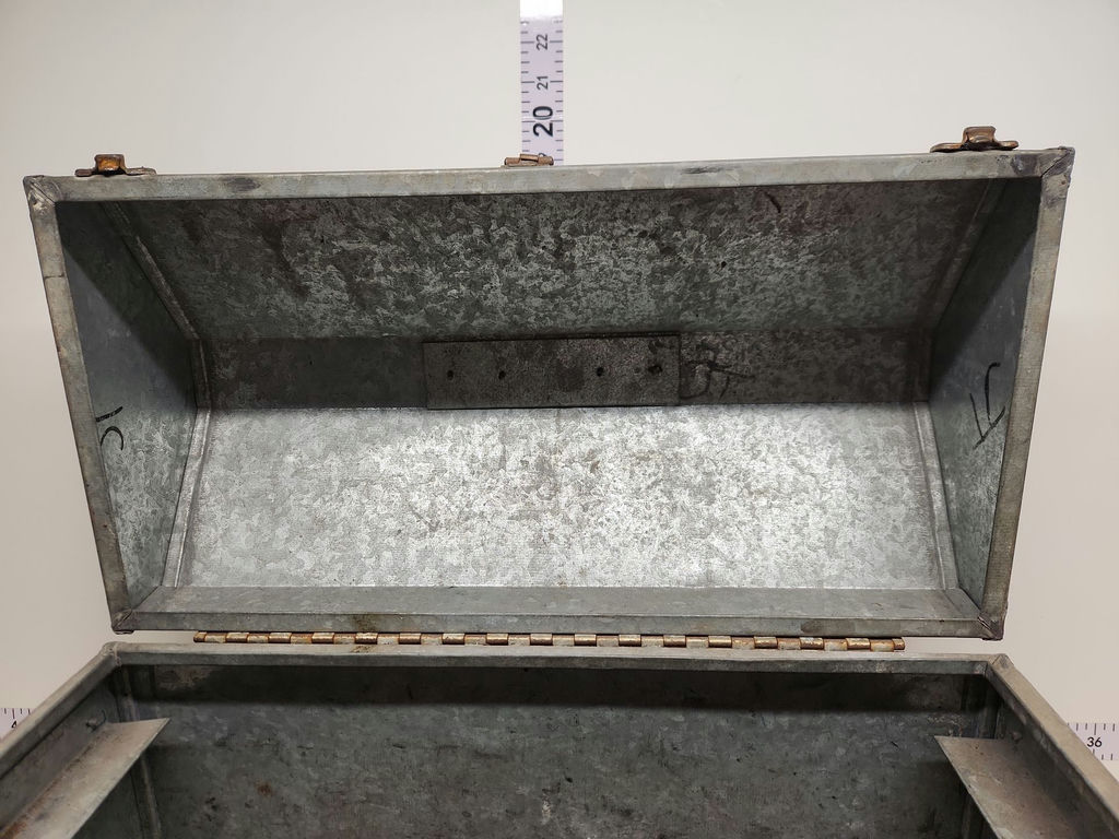 Vintage Galvanized Toolbox - image 8 of 13