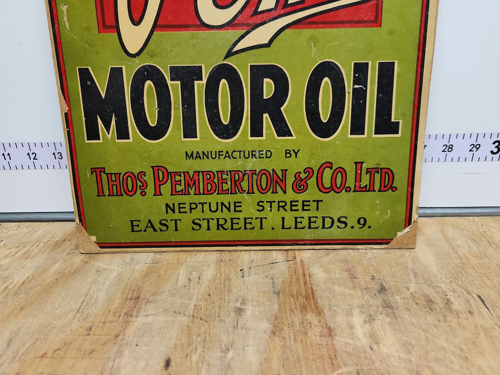Pem Motor Oil Paper On Masonite - image 2 of 4