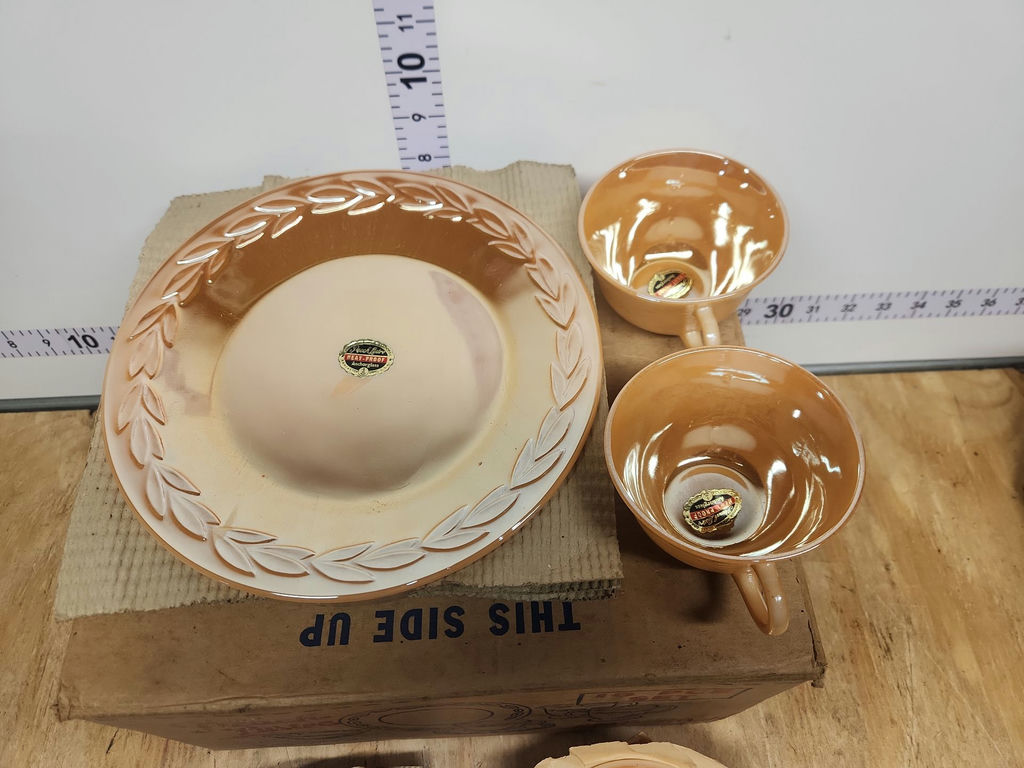 New In Box Anchor Hocking Fire King Peach Lustre - image 5 of 14
