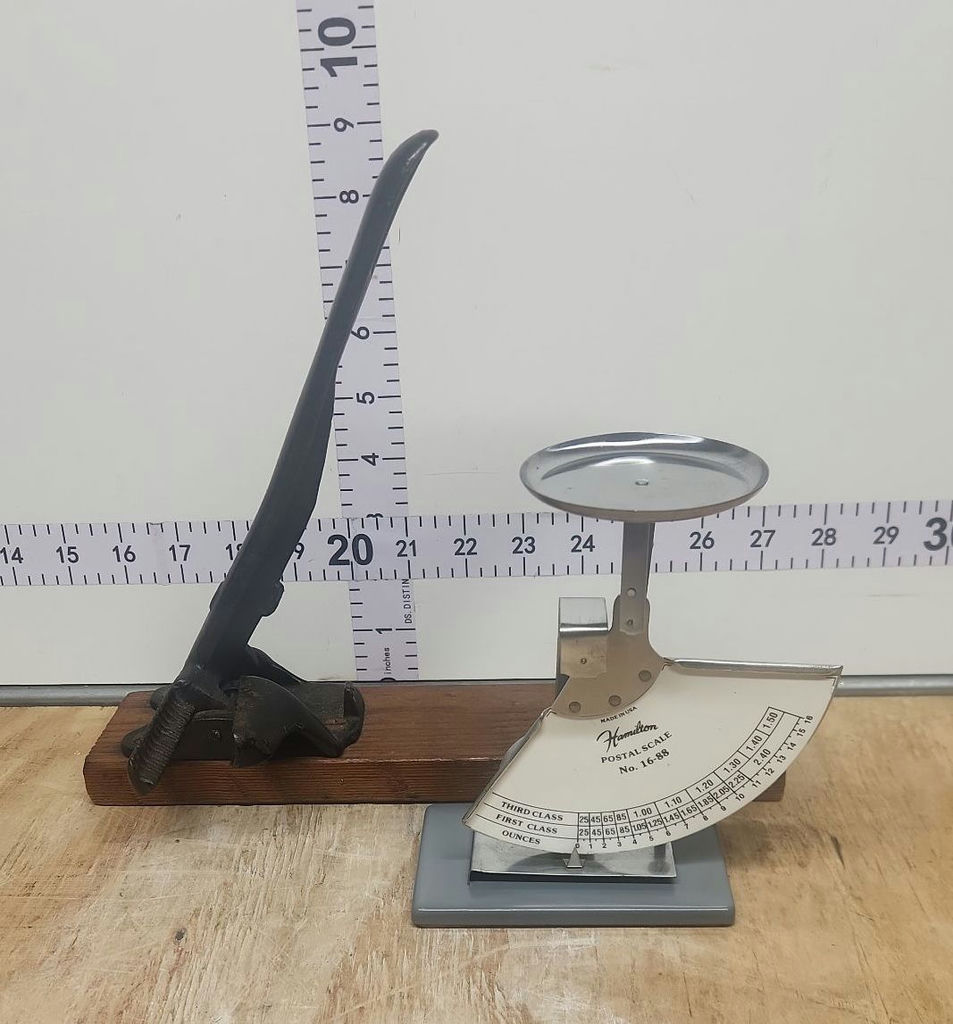 Postal Scale & Antique Nutcracker - image 1 of 14