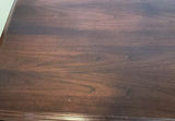 Dark Wood Office Desk with Center Keyboard Tray and Dual Pedestal Drawers - thumbnail 8 of 8