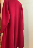 Women’s Red Cashmere Coat - thumbnail 2 of 5