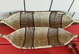 African Decor: Wood Giraffe Figurines, African Baskets, Egyptian Rattle - thumbnail 5 of 5