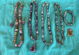 Amethyst and gemstone bead jewelry collection - thumbnail 1 of 5