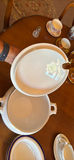 Howard, Royal Worcester, Blue-rim bone china dinnerware set with cups, saucers, and teapot - thumbnail 11 of 11