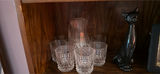Crystal glassware collection with crocheted doilies - thumbnail 6 of 10