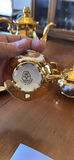 Bavaria, Gold-Trim Porcelain Tea Set with Hand-Painted Scenes, Made in Germany - thumbnail 6 of 8