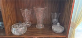 Crystal glassware collection with crocheted doilies - thumbnail 8 of 10