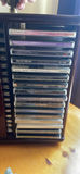 Wooden Cds storage cabinet with numerous tapes - thumbnail 2 of 4