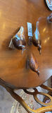 Set of hand-carved wooden bird figurines - thumbnail 4 of 4