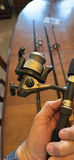 Fishing rods with reels and net - thumbnail 2 of 4