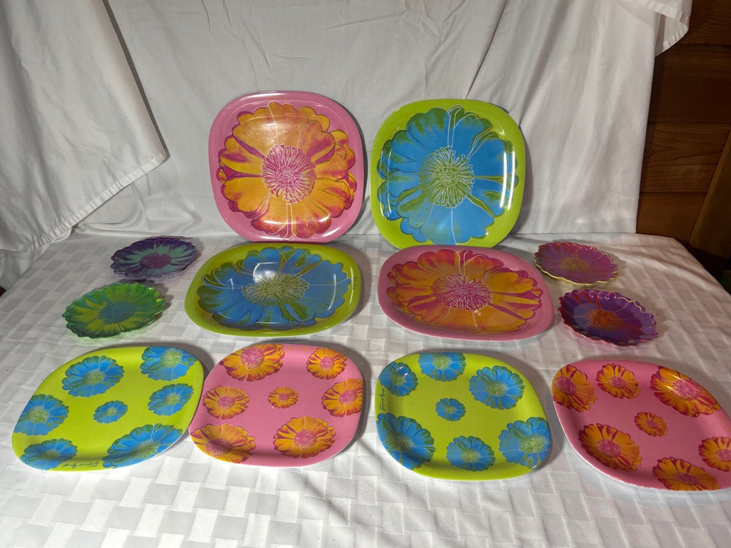 Andy Warhol designed Melamine plates - image 1 of 6
